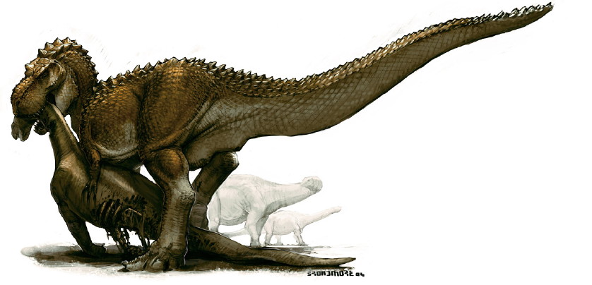 Vastatosaurus Rex with a kill