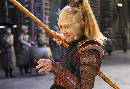 Jet Li as the Monkey King in Forbidden Kingdom